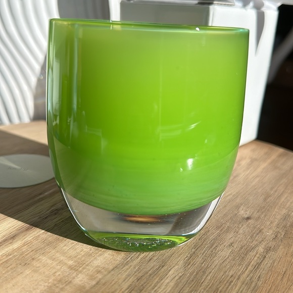 glassybaby “lucky” glass votive 💚 - Picture 7 of 8